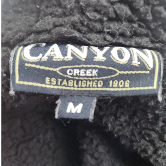 Canyon Creek Jacket Women's M Aztec Southwestern Sherpa Lined Hooded Full zip - Picture 4 of 5